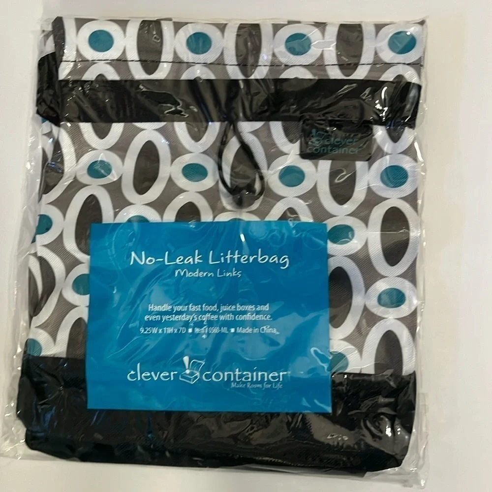 🆕 No Leak Large Capacity Adjustable Strap Velcro Closure Litter/Storage Bag